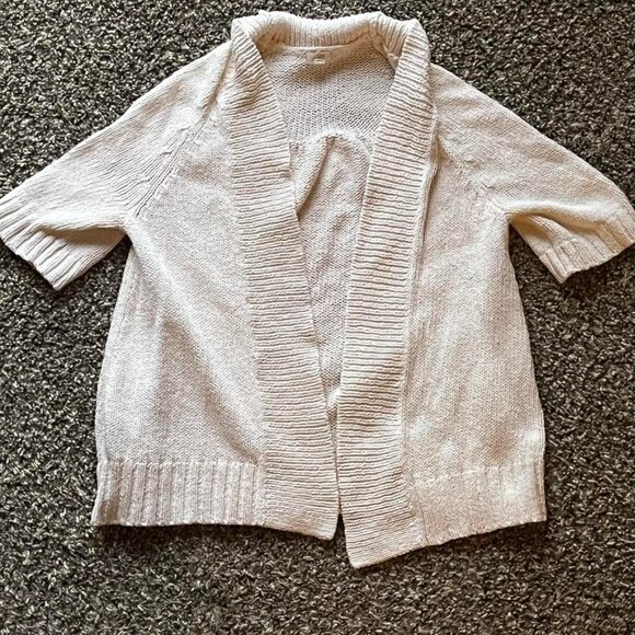 J. Crew Sweaters - J Crew Cardigan Womens XS Ivory Knit 100% Cotton Normcore Cottage Minimalist